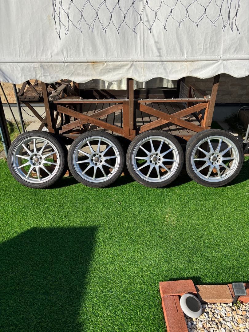 ①プリウス18インチ7J ＋50・215/40R18タイヤ・ホイールセット 1本