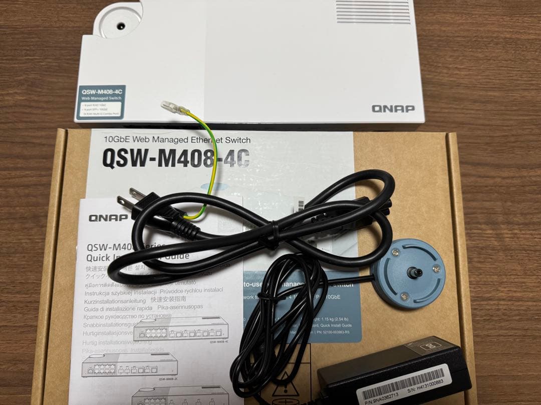 QNAP 10GbE L2 Webマネージドスイッチ QSW-M408-4C