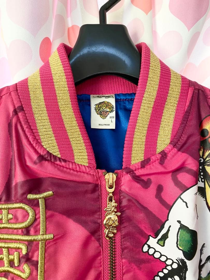 エドハーディ　スカジャン　スタジャン　ジャケット