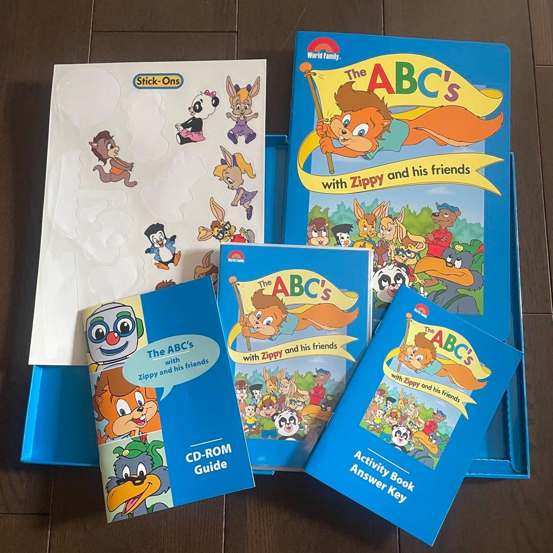 DWE Zippy and his friends DVD、CD 6枚セット