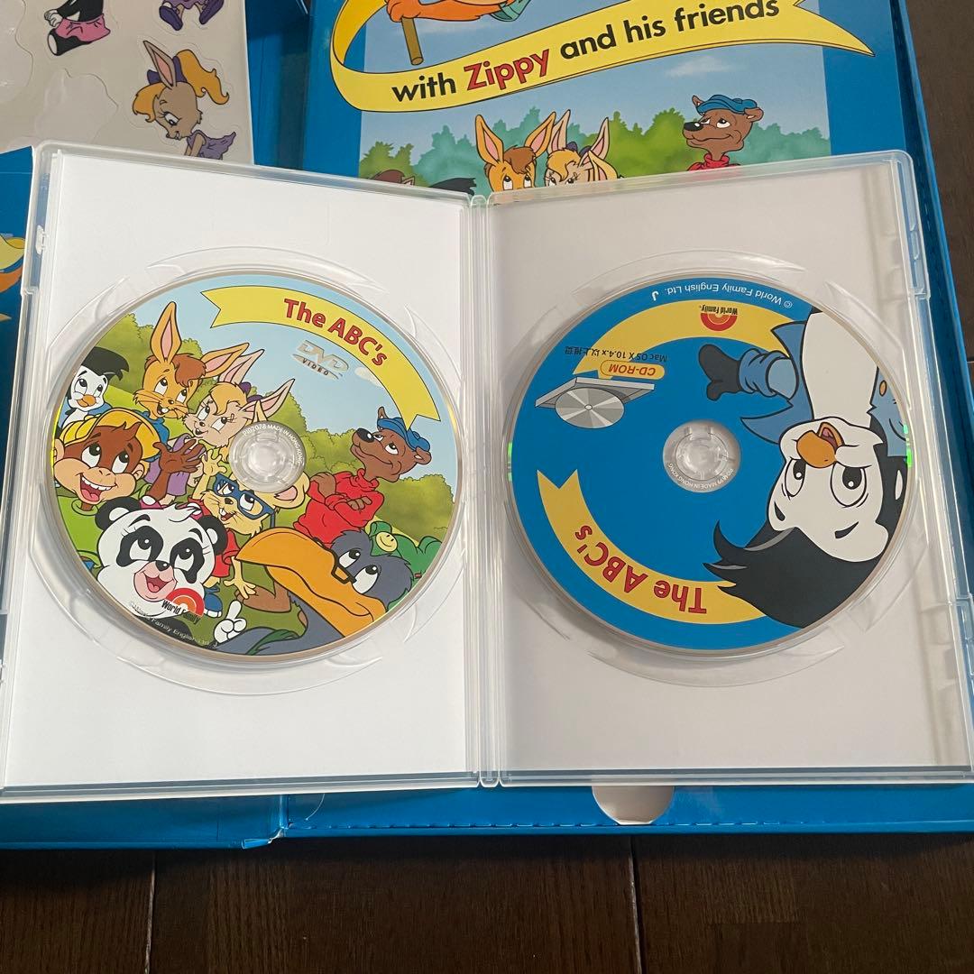 DWE Zippy and his friends DVD、CD 6枚セット