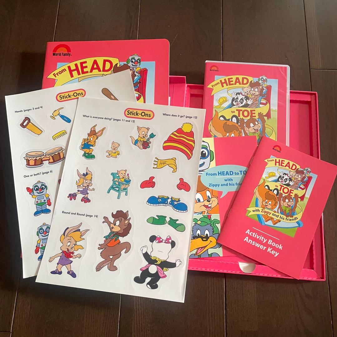 DWE Zippy and his friends DVD、CD 6枚セット