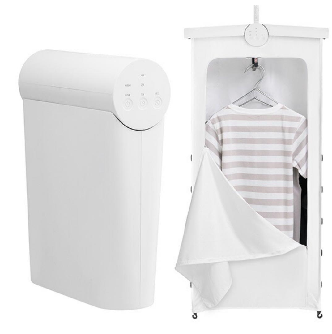 衣類乾燥機　コンパクト　±0 レッド　22年製　乾燥機