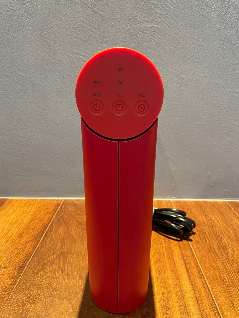 衣類乾燥機　コンパクト　±0 レッド　22年製　乾燥機