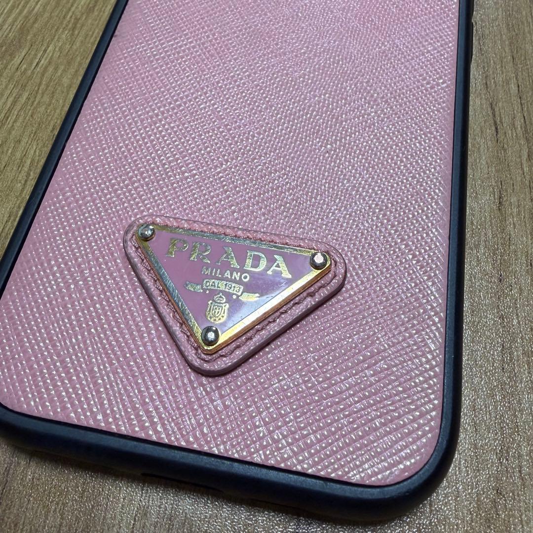 PRADA ピンクレザー iPhone14proケース