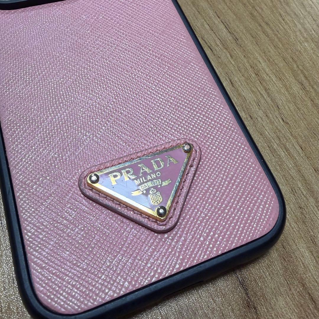 PRADA ピンクレザー iPhone14proケース