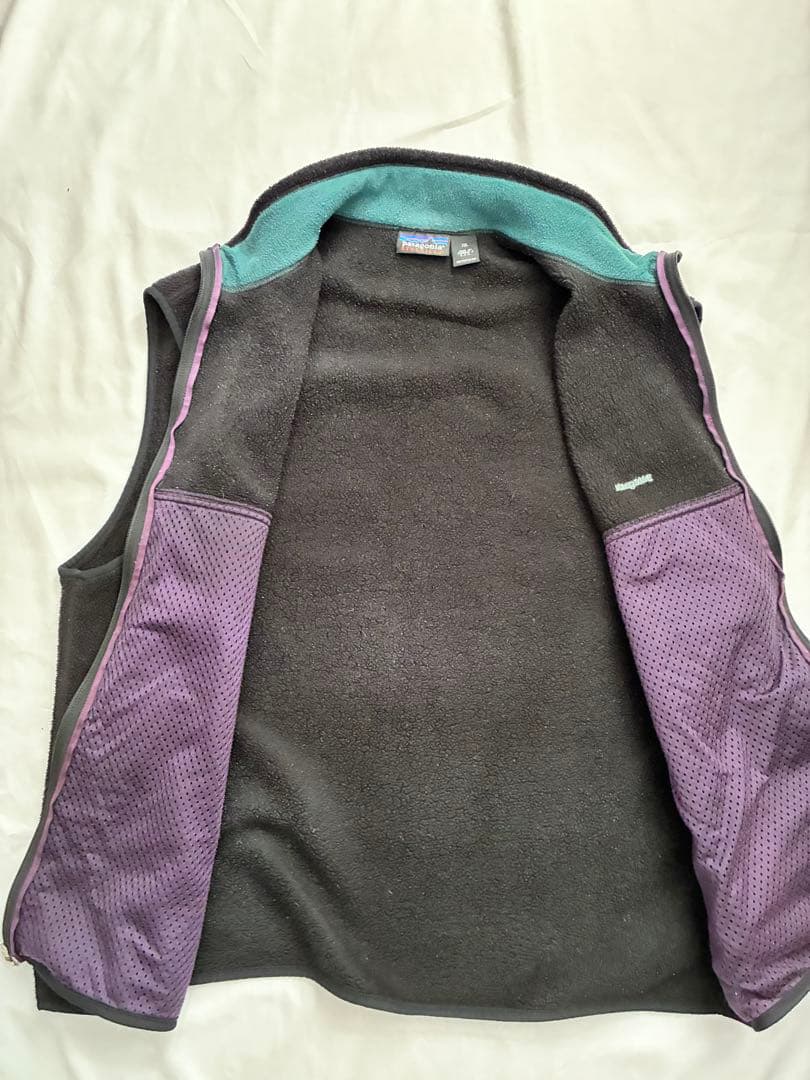 patagonia シンチラベスト　USA製　フリースベスト XXL ブラック