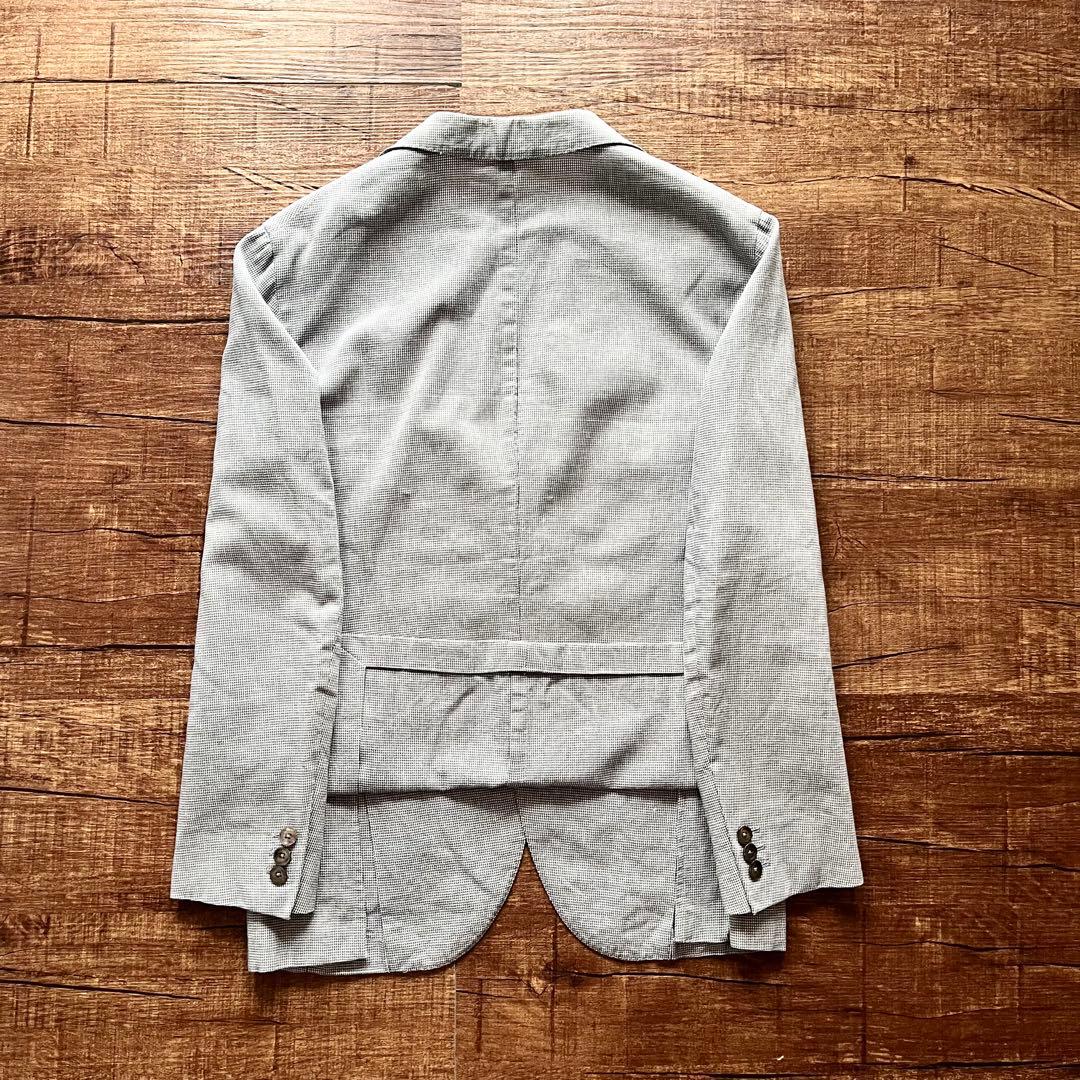 <美品>BOGLIOLI dover ネイビー コットンリネン　ジャケット 44