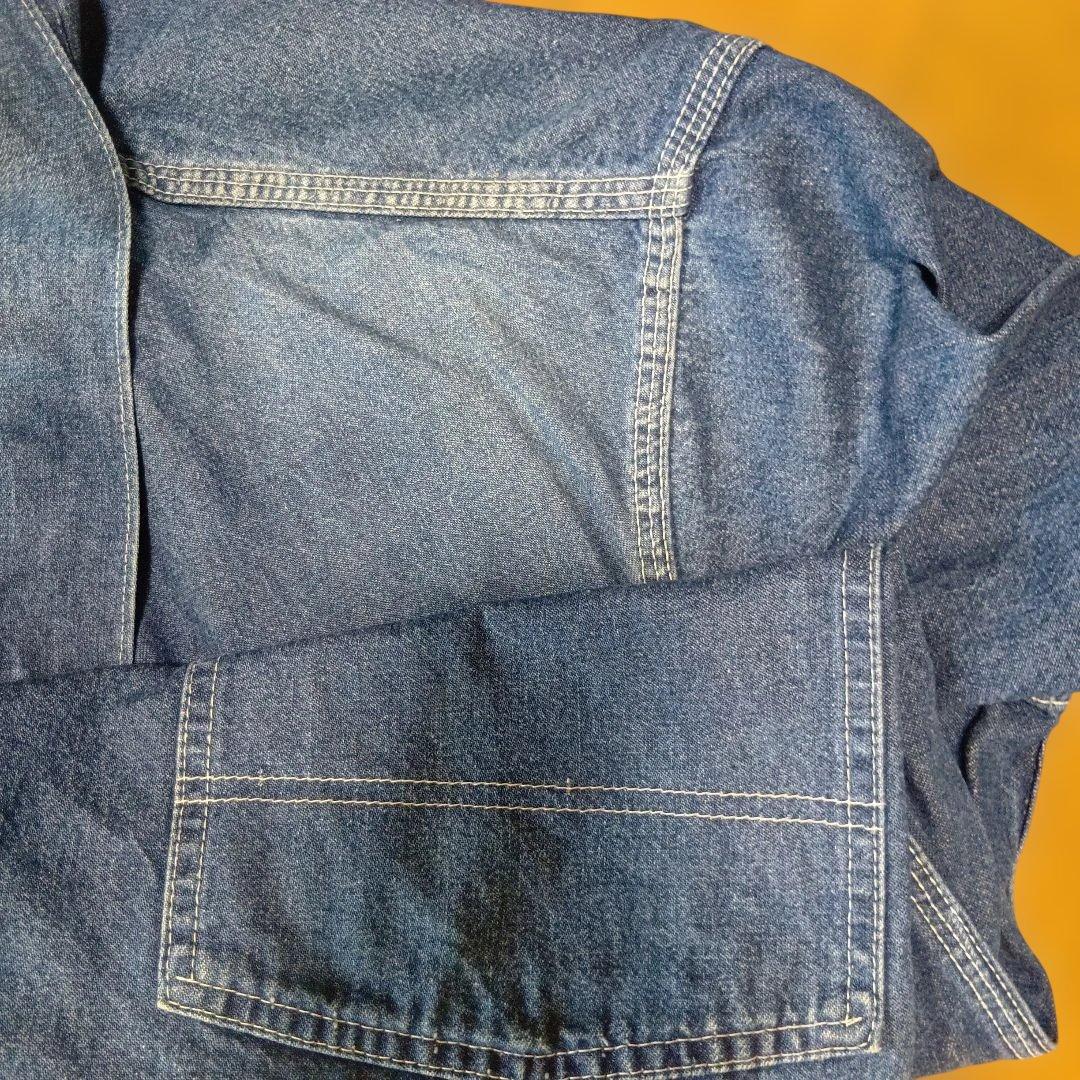 44 Oshkosh B'GOSH USA製 デニム カバーオール ジャケット