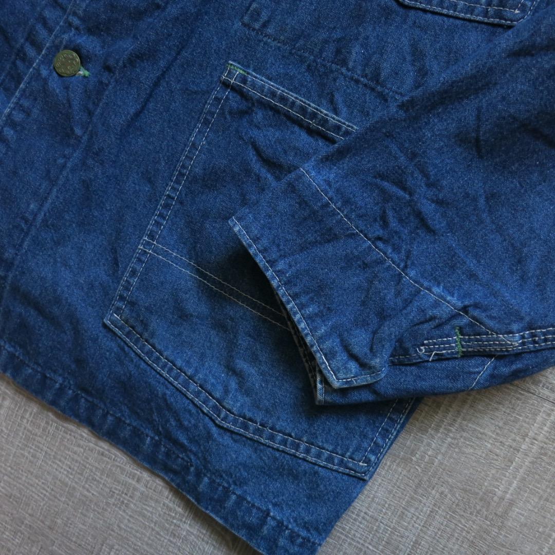 44 Oshkosh B'GOSH USA製 デニム カバーオール ジャケット