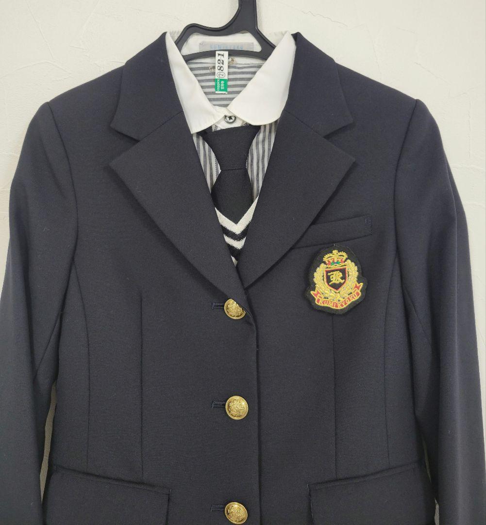 組曲 卒業式 セットアップ 140~150㎝ エンブレム付き 卒服