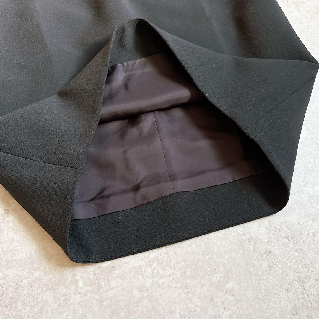 極美品✨ヨーコチャン　パール　コクーンワンピース　フレアスリーブ38 M 黒