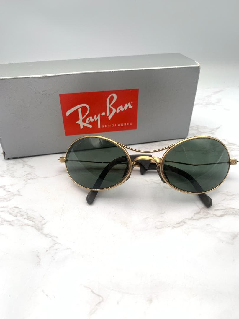 Ray-Ban レイバン サングラス ヴィンテージ オルズオーバル ゴールド