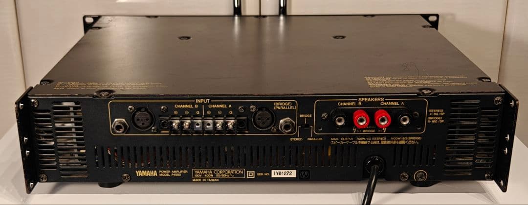 【動作良好】YAMAHA P4500 業務用パワーアンプ 450W+450W