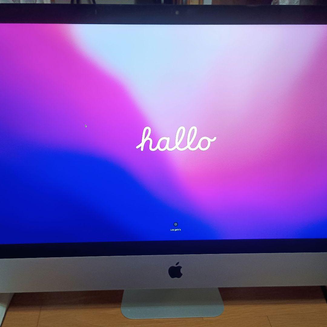 iMac 27-inch Late 2015 32G HDD1T 外付けSSD