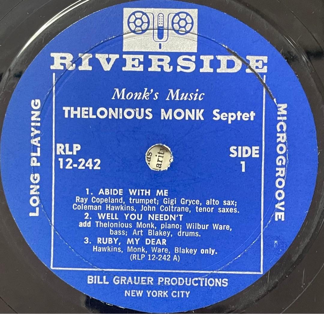 値下げ‼️Monk's Music Thelonious Monk〜オリジナルLP