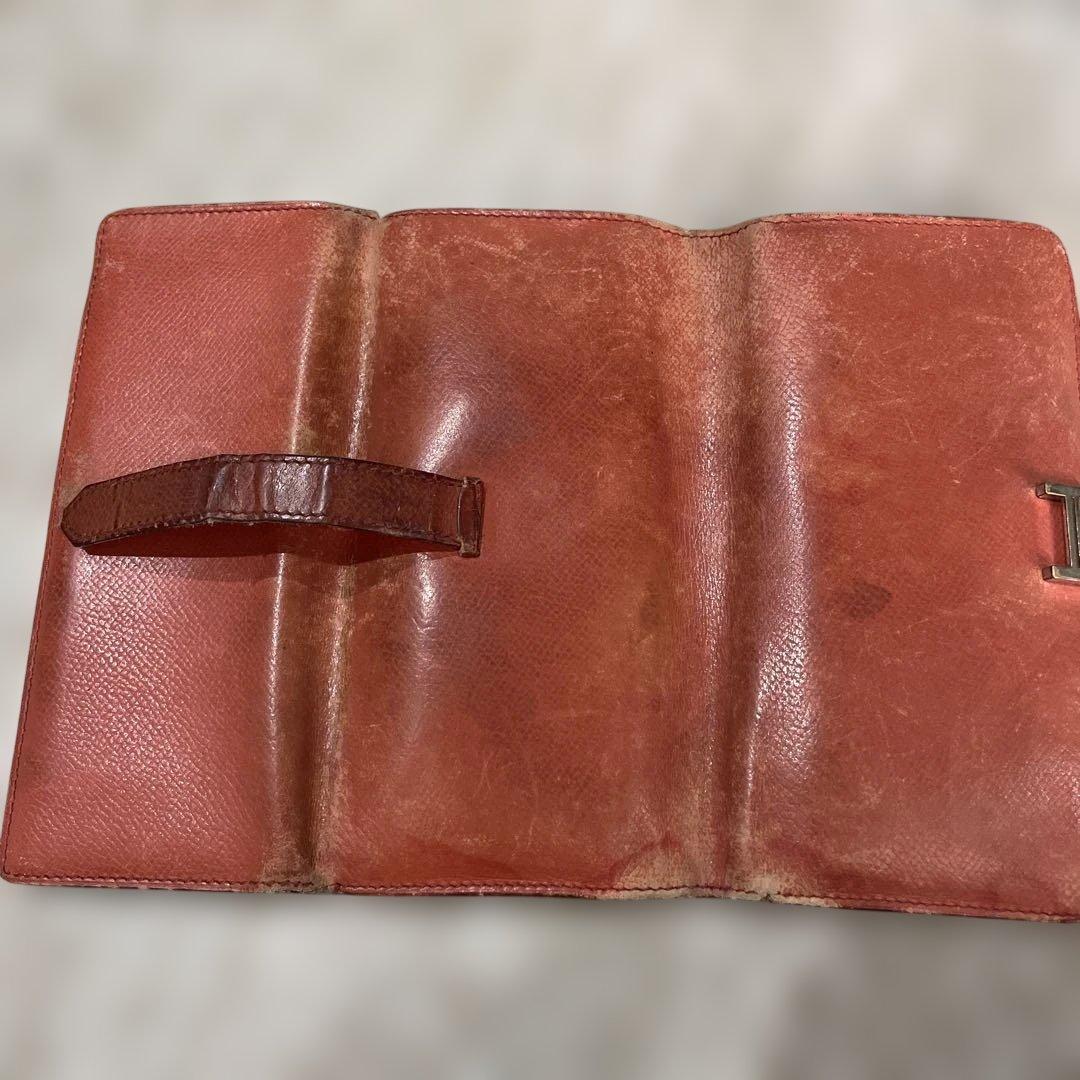 専用　　HERMES モデュール・ド・フランス 三つ折り長財布 レッド