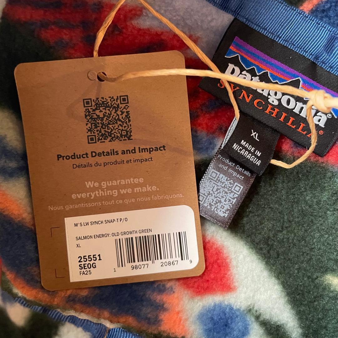 新品 XL Patagonia パタゴニア シンチラ スナップT seog