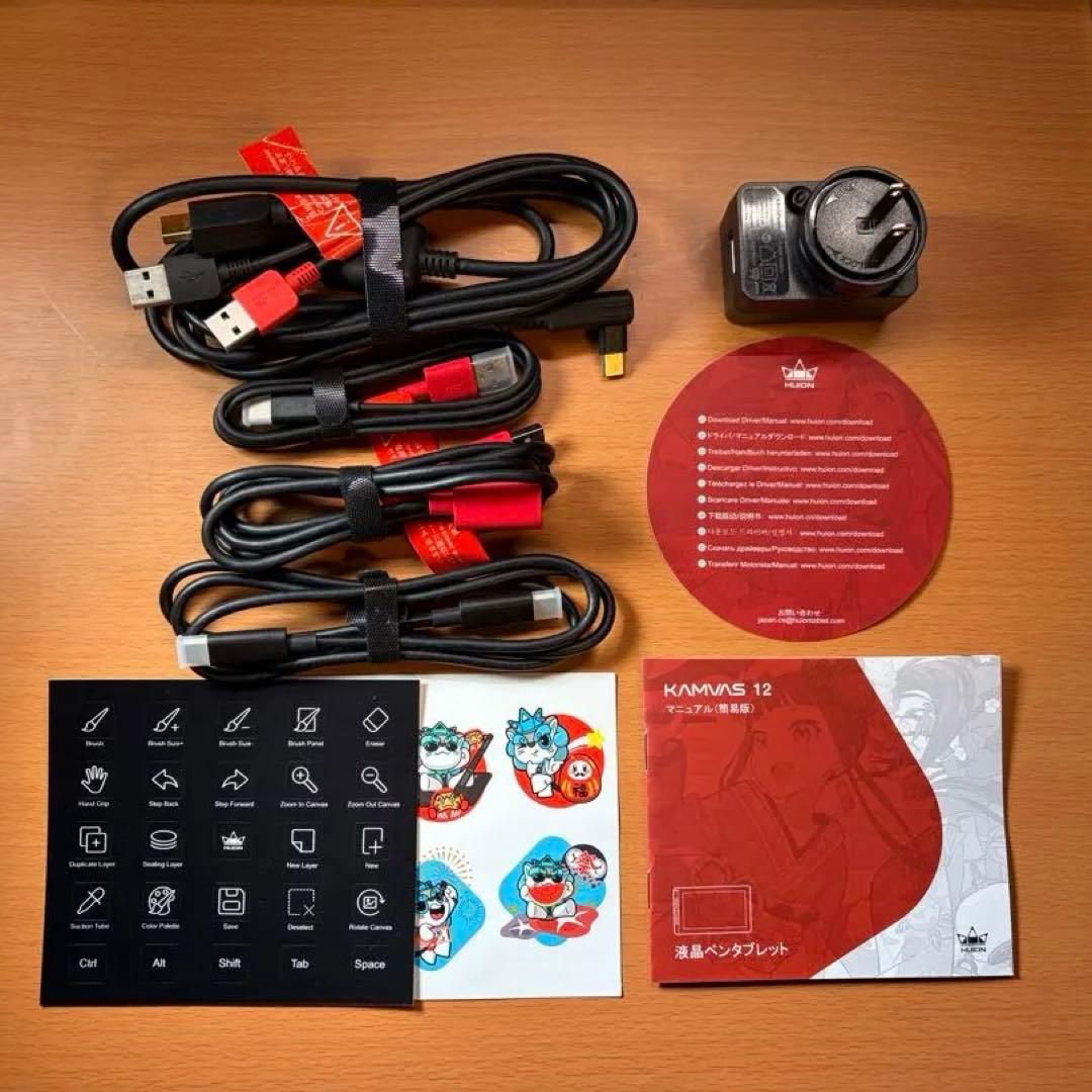 HUION 液晶ペンタブレット Kamvas 12 豪華版 一部欠品あり