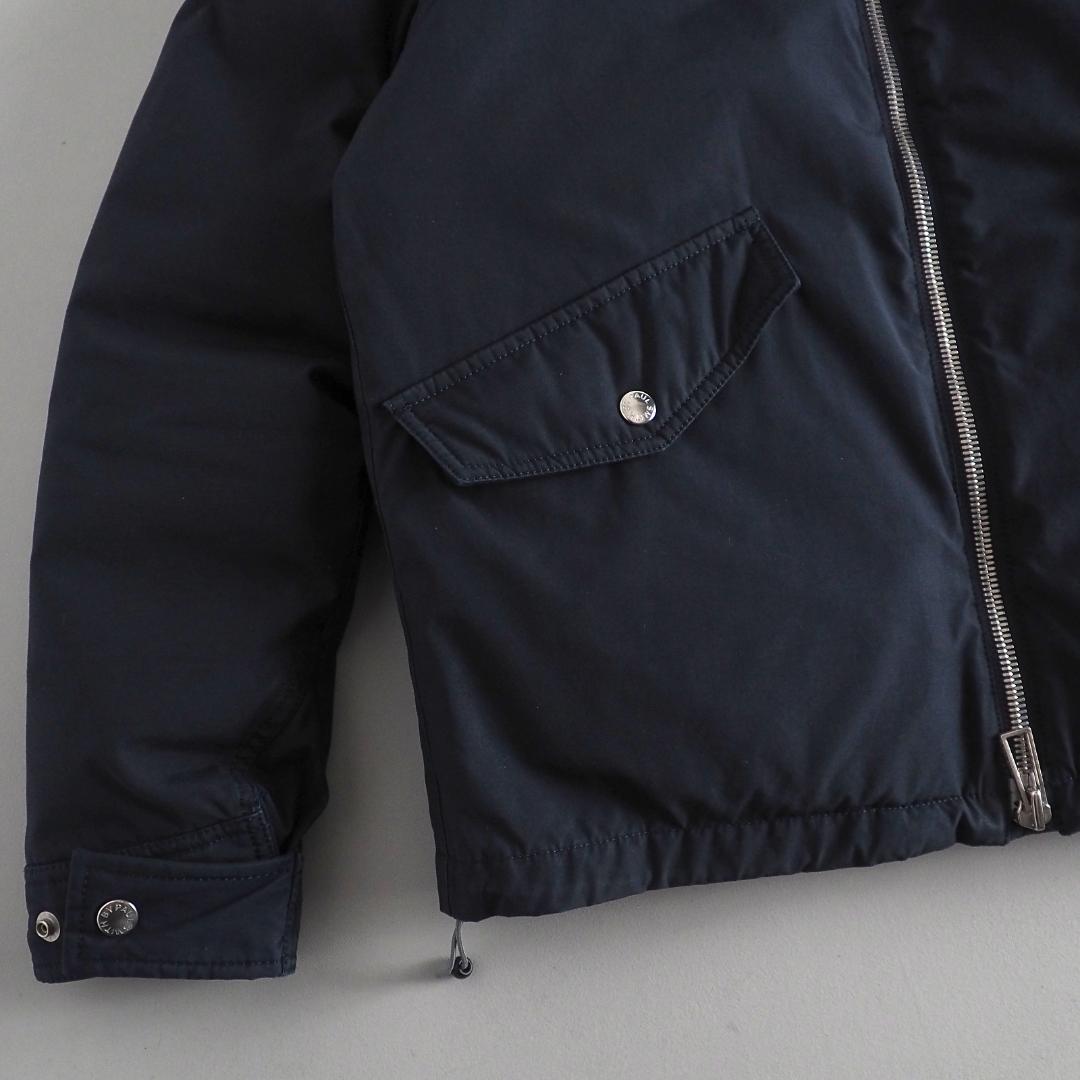 ポールスミス　ダウンジャケット　フーディ　ネイビー　美品