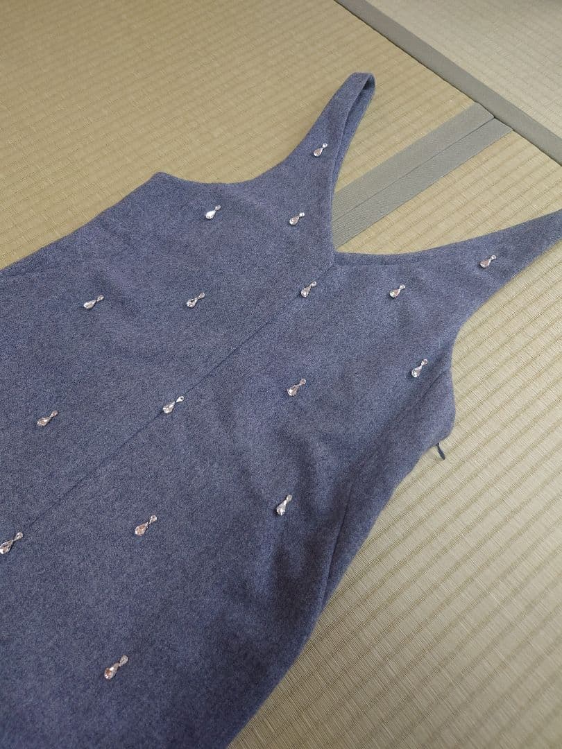 ワンピース smileAmeri UND ELSA BIJOU WOOL DRESS