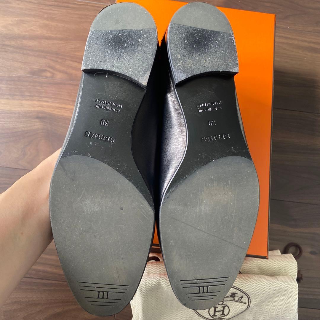 エルメス モカシン　ローファー　39