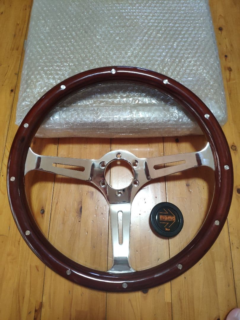 新品・未使用・現品限り! 木製ウッド・スポークメッキ・グリップリベット