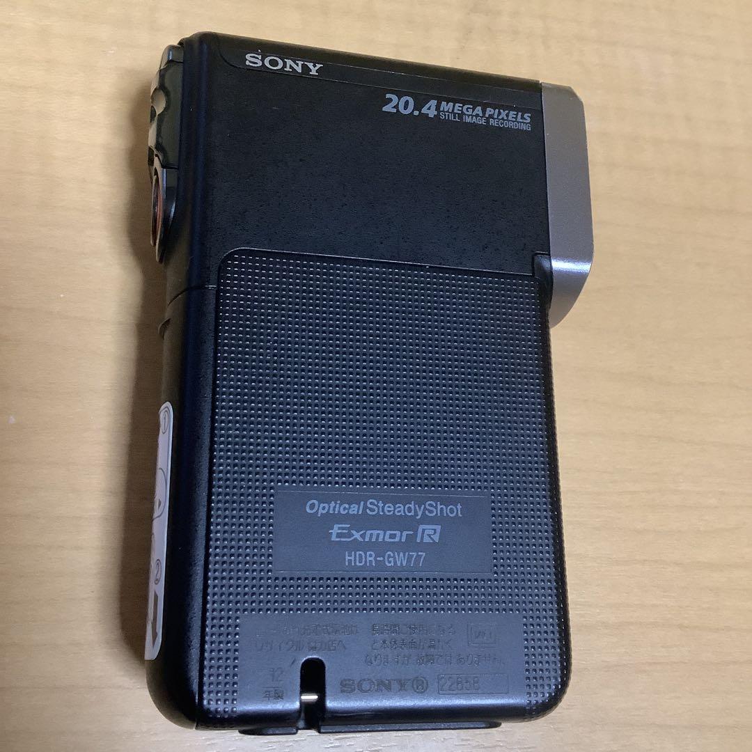 SONY 防水ハンディーカメラ HDR-GW77V ブラック