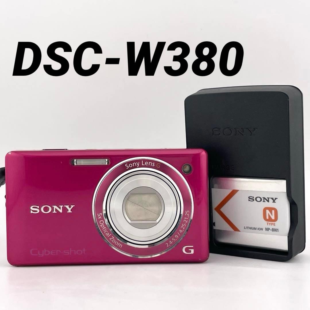 追加あり⭕️【動作確認済】 SONY CyberShot DSC-W380　ピンク