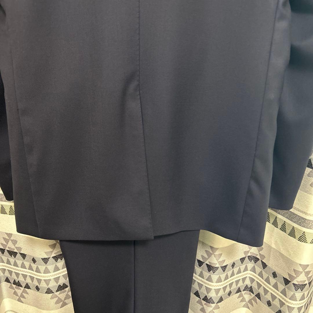 【美品】ヒルトン　SUPER110's スーツセットアップ　紺色　最高級