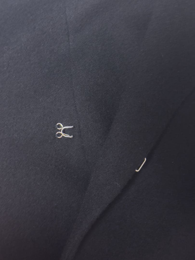 MBハイエンドカシミヤハーフコート ブラック サイズM