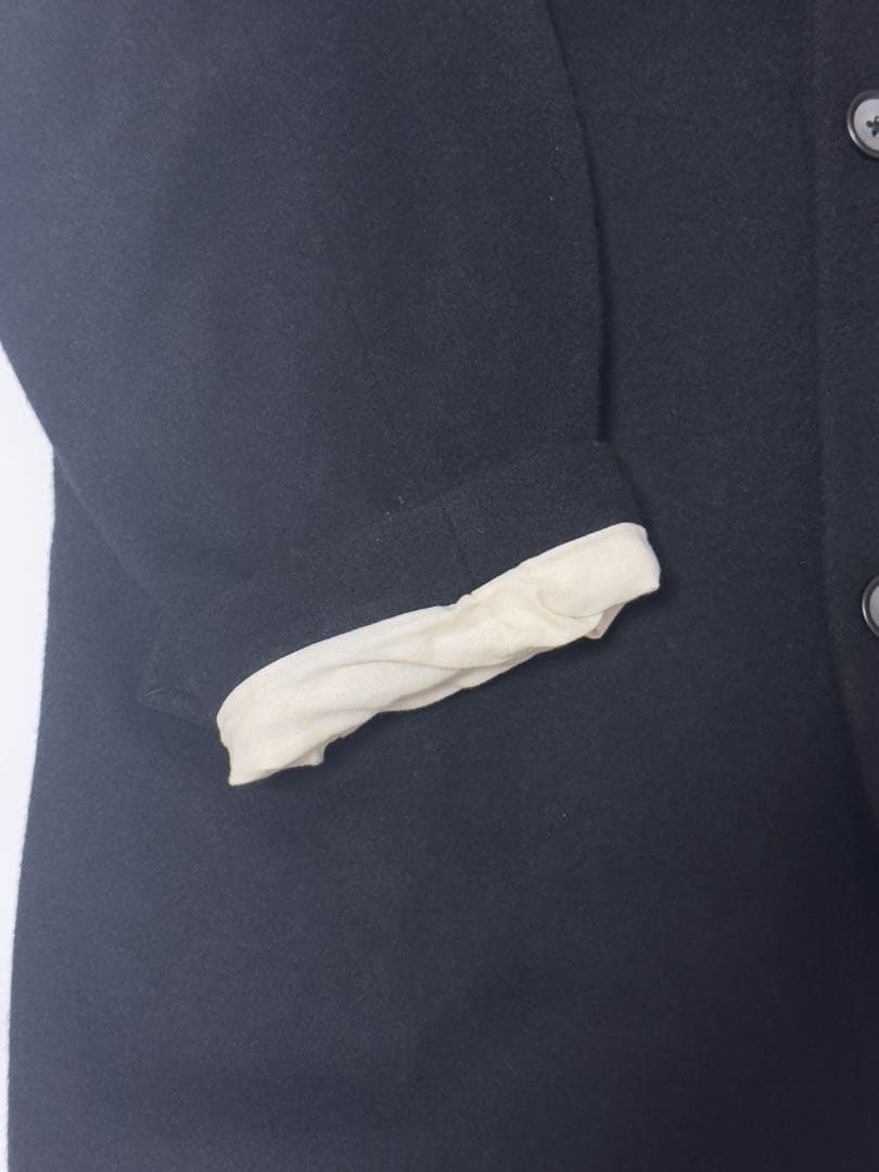 MBハイエンドカシミヤハーフコート ブラック サイズM