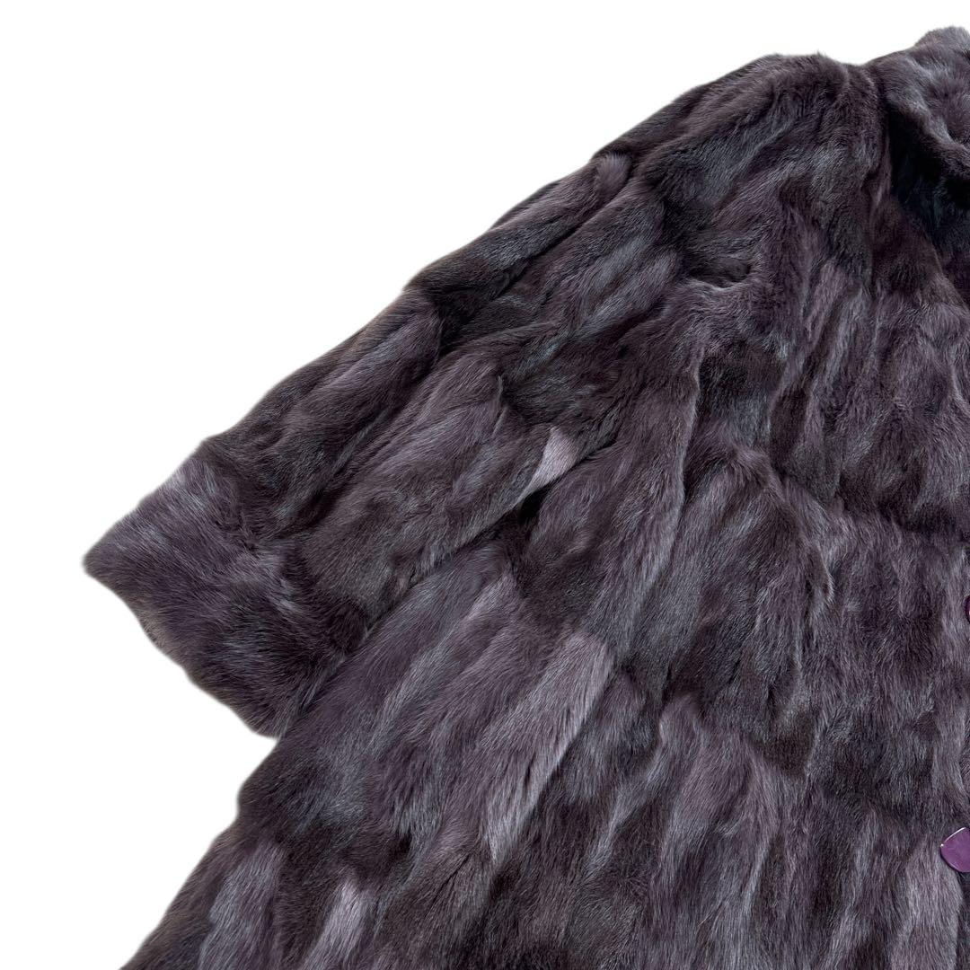 valentino リス リバーシブル ロングコート アニマル XL レディース