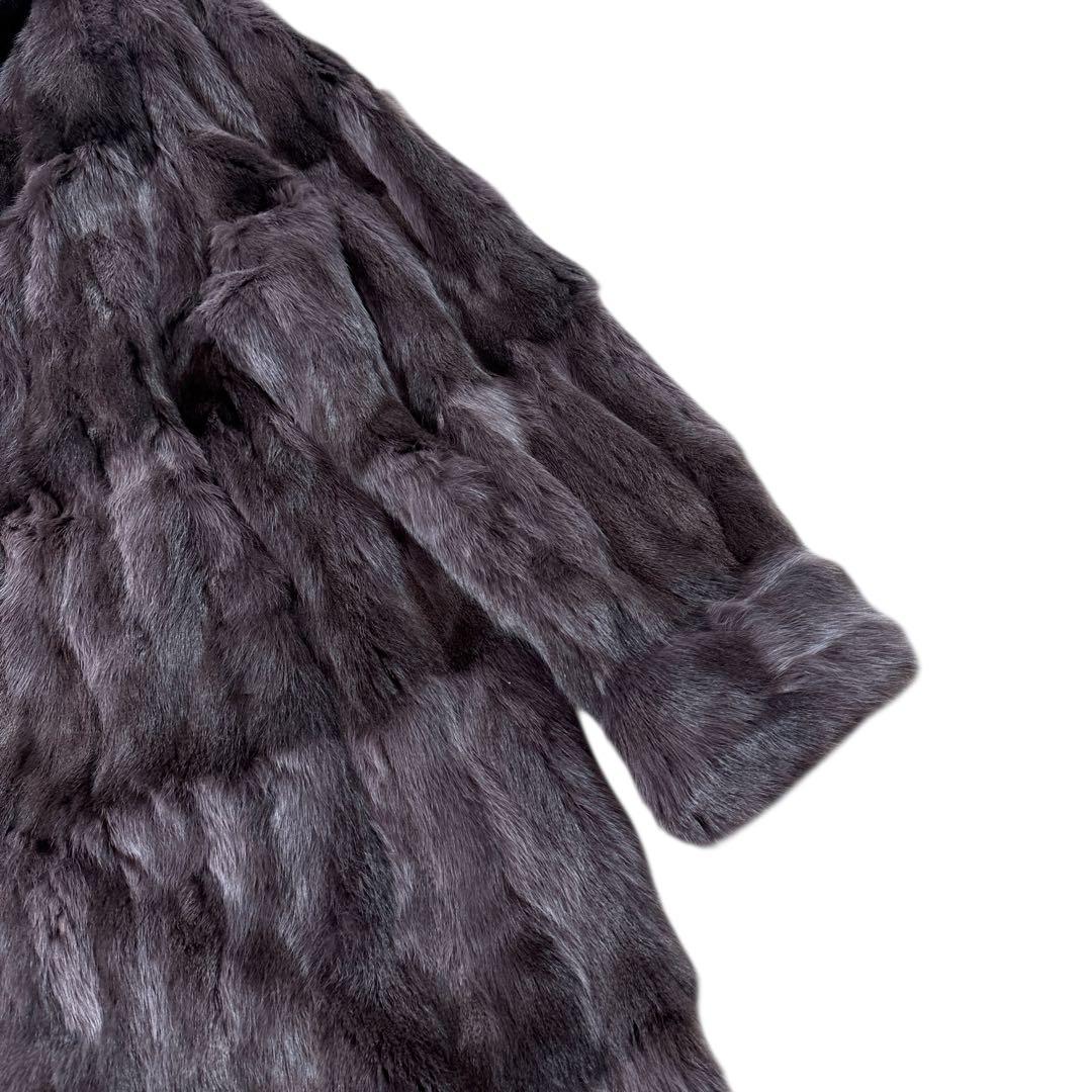 valentino リス リバーシブル ロングコート アニマル XL レディース