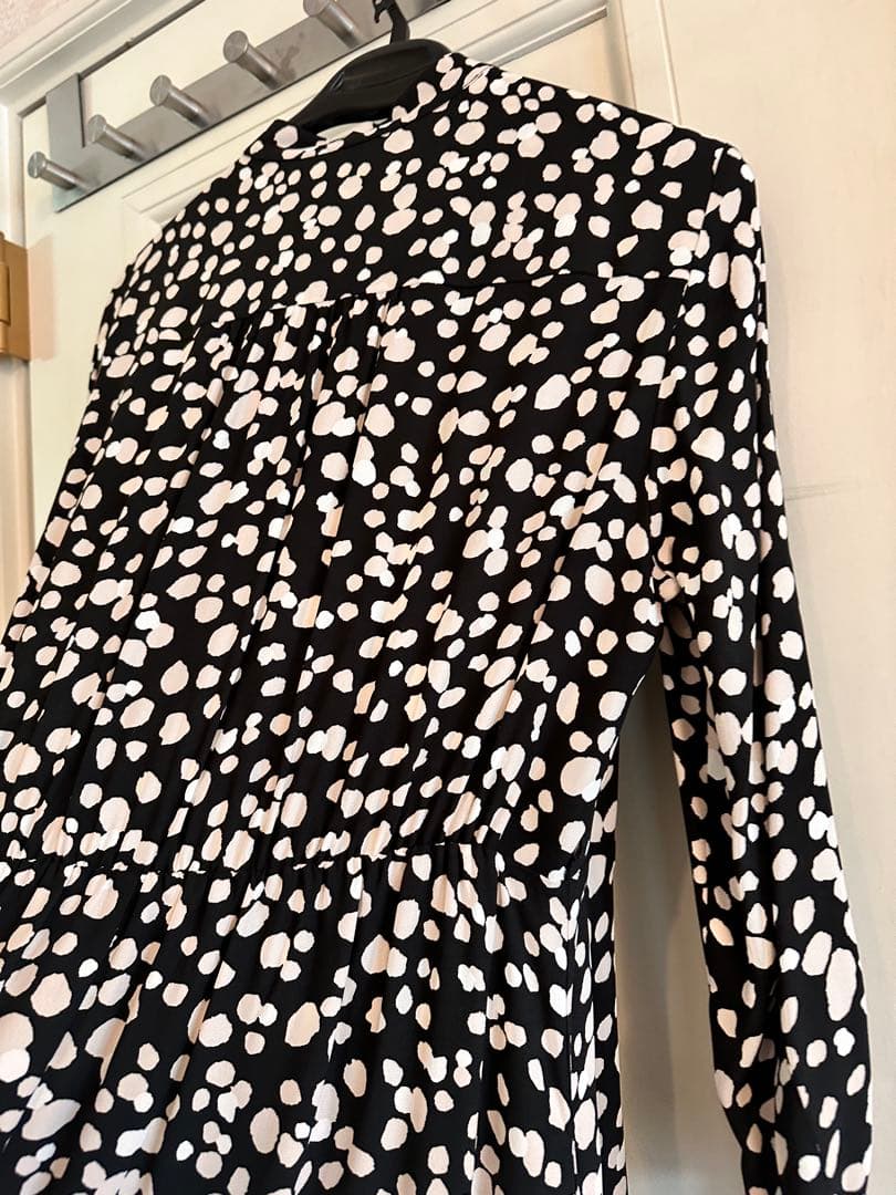 MaxMara ドット柄 ロングワンピース