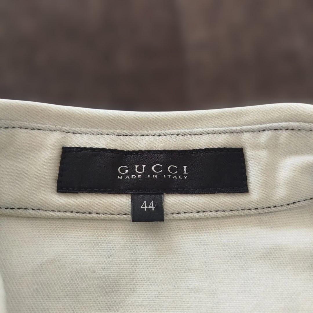 GUCCI イタリア製 ウエスタンシャツ 44 made in italy 正規