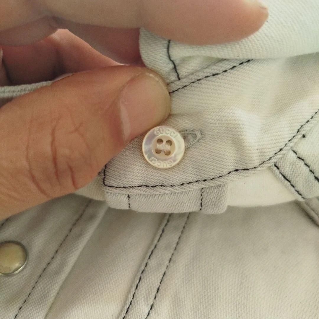 GUCCI イタリア製 ウエスタンシャツ 44 made in italy 正規