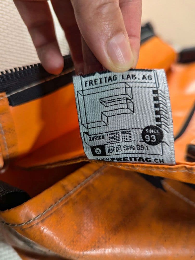 【勢至菩薩】FREITAG 廃盤初代BOB オレンジ/ブラック