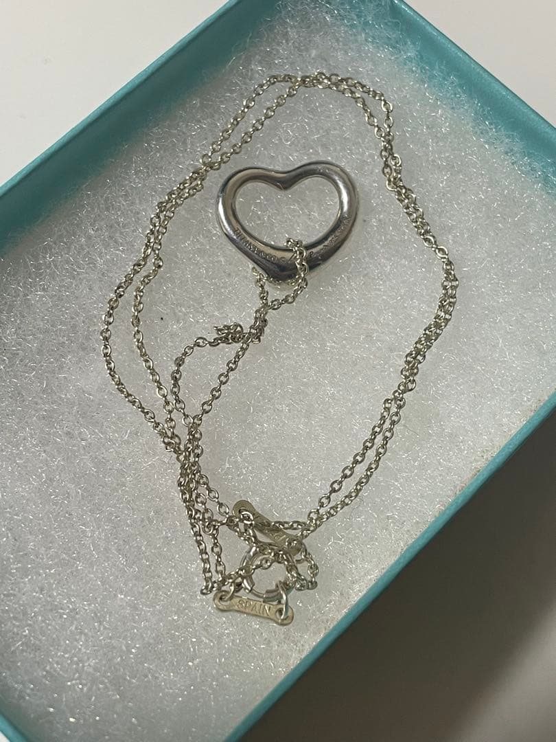 Tiffany & Co. オープンハート ネックレス
