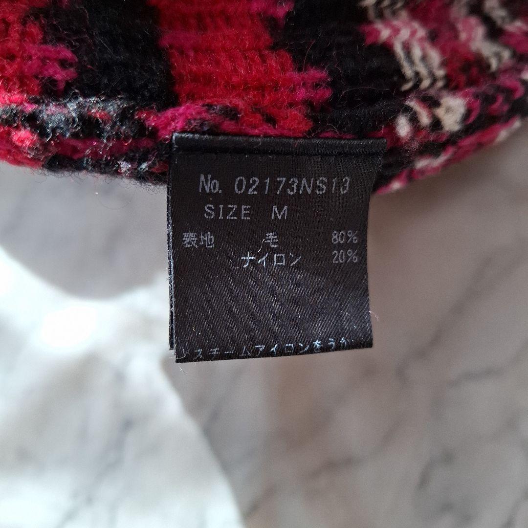 ヒステリックグラマー　ピンク　ドクロ　セーター　ニット　ノルディック　Mサイズ