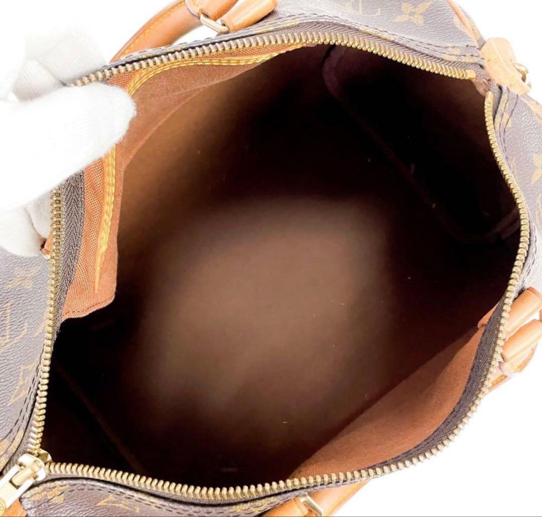 美品✨ルイヴィトン スピーディ30 モノグラム ハンドバッグ ボストン ヌメ革