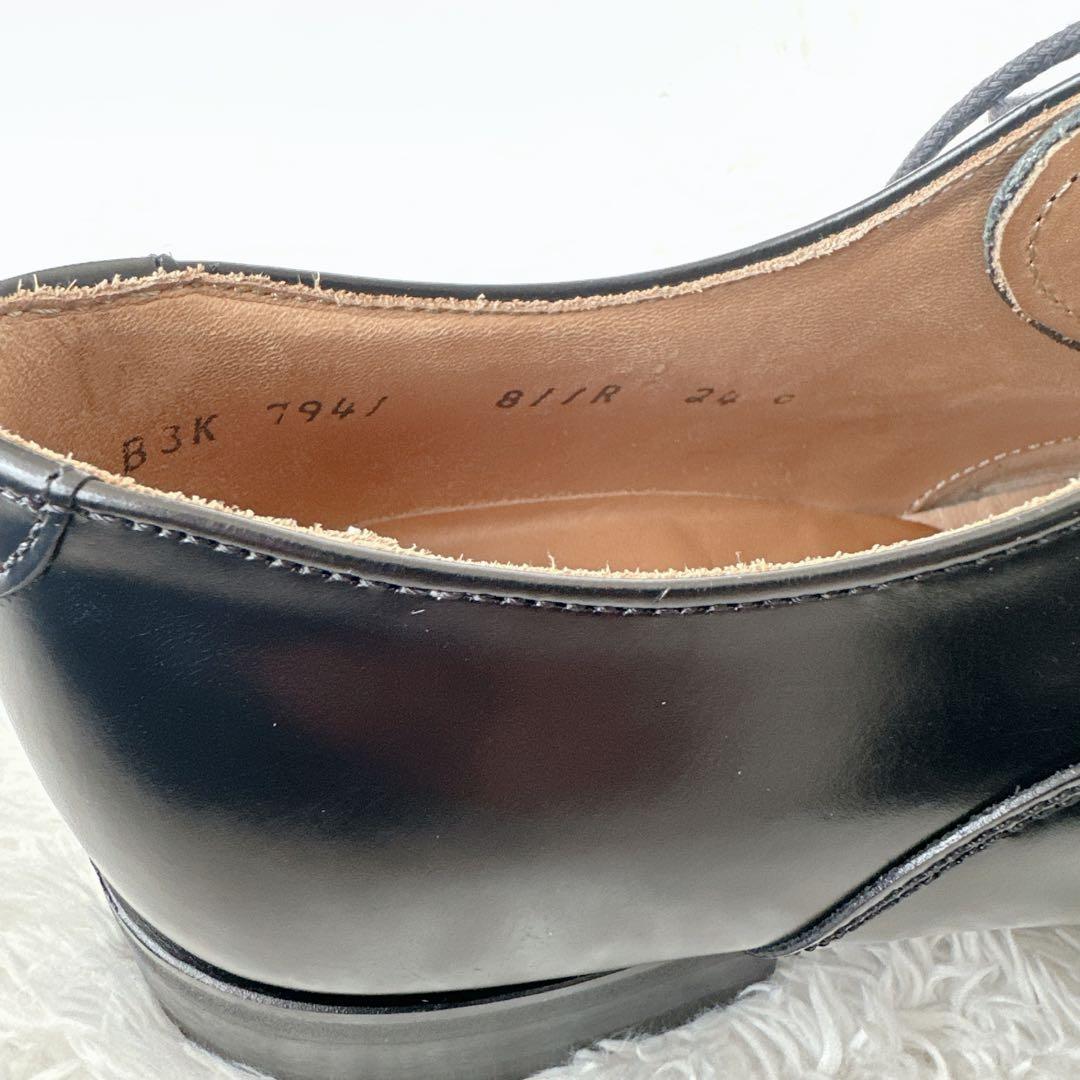 【美品】REGAL ビジネスシューズ　811R レースアップ　ブラック 24cm