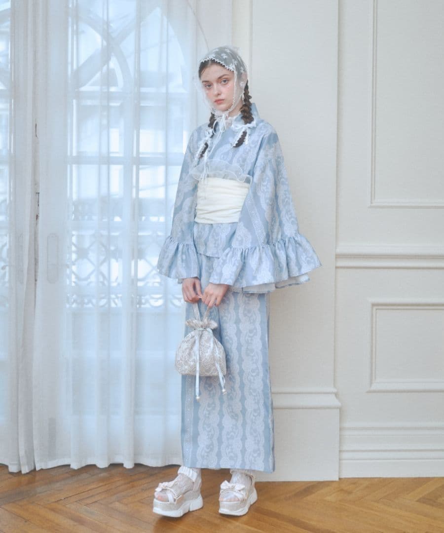 Lovilyn セパレート浴衣(帯セット) ブルー 新品未使用