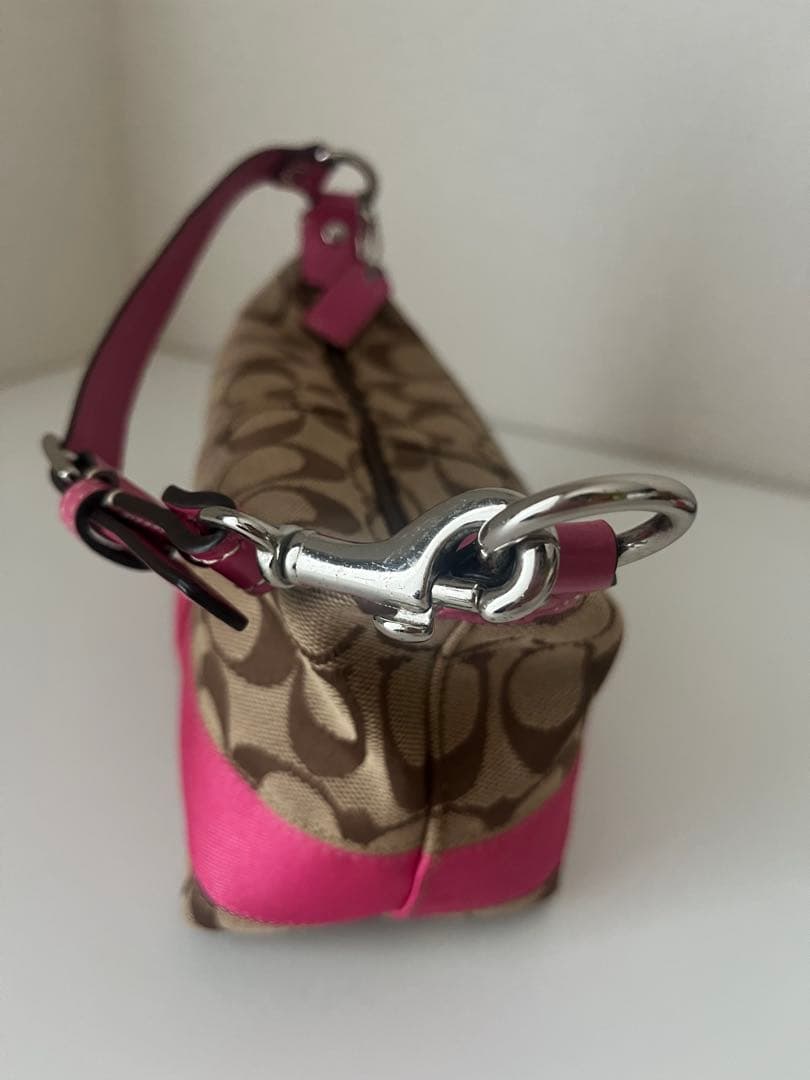 Coach ハンドバッグ ブラウン・ピンク