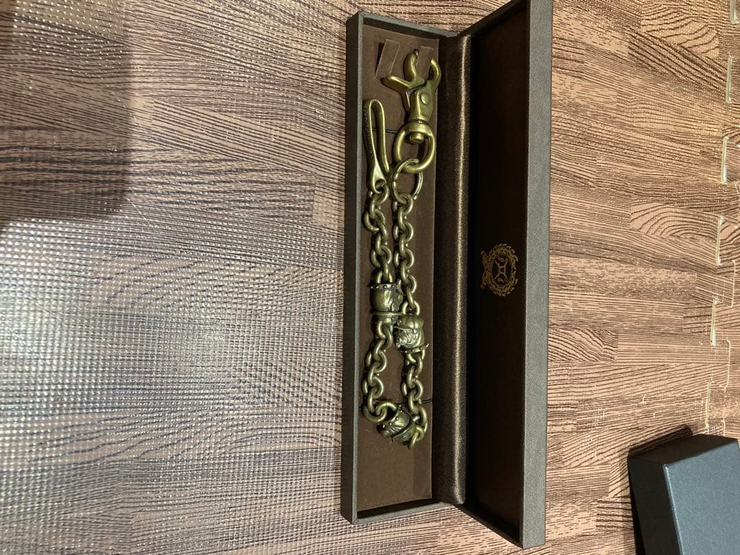 ピーナッツカンパニー　ウォレットチェーン　真鍮