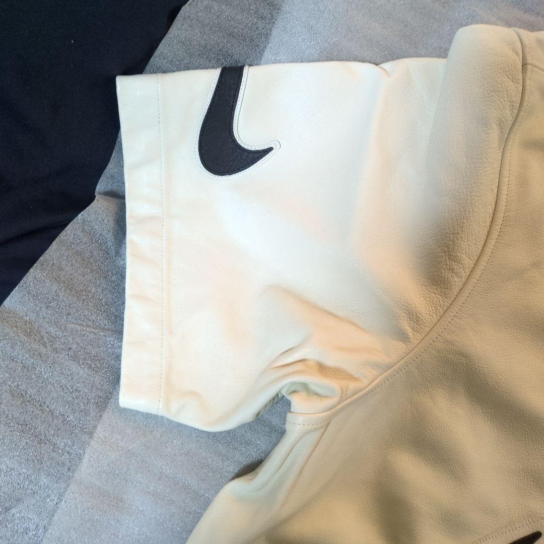 Nike Supreme XL ホワイト Baseballシャツレザー