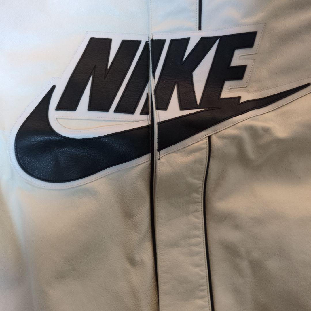Nike Supreme XL ホワイト Baseballシャツレザー