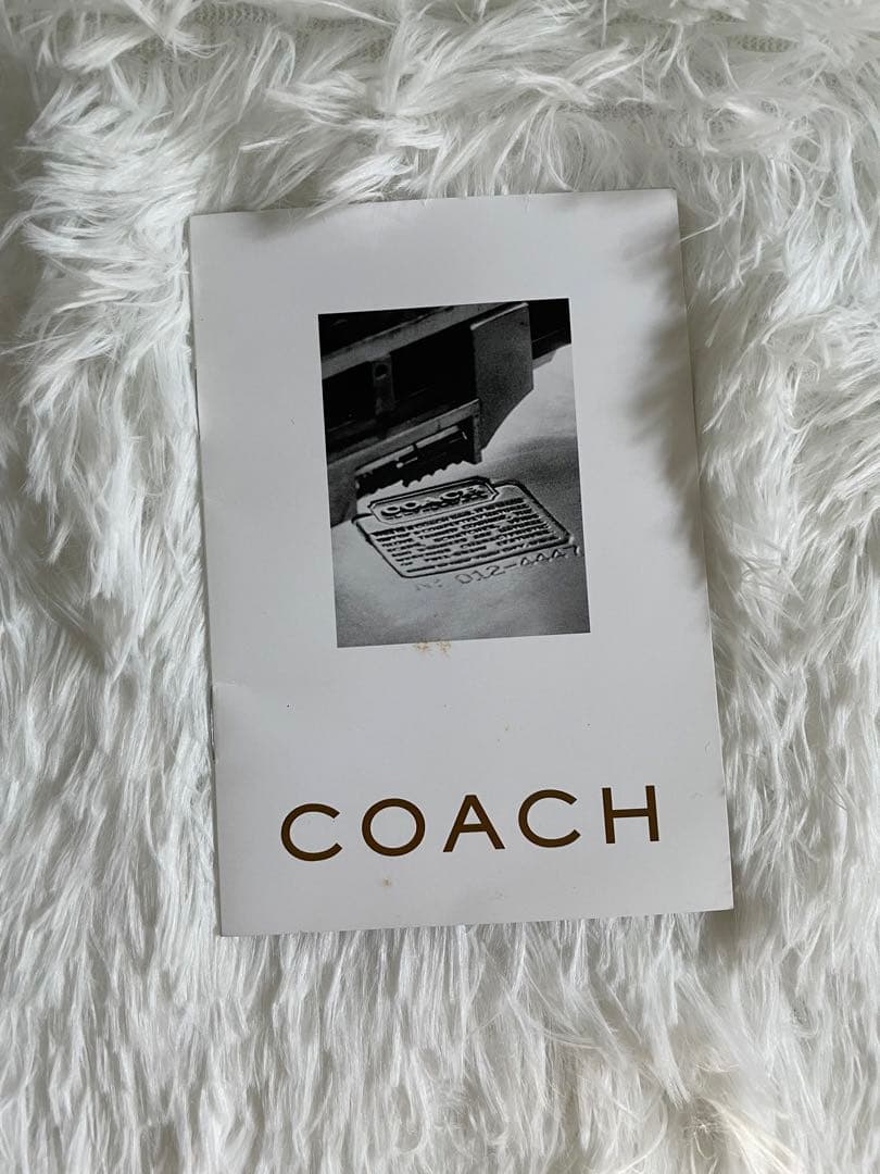 COACH オールドコーチ　トートバッグ　肩掛け　A4収納　黒　7303