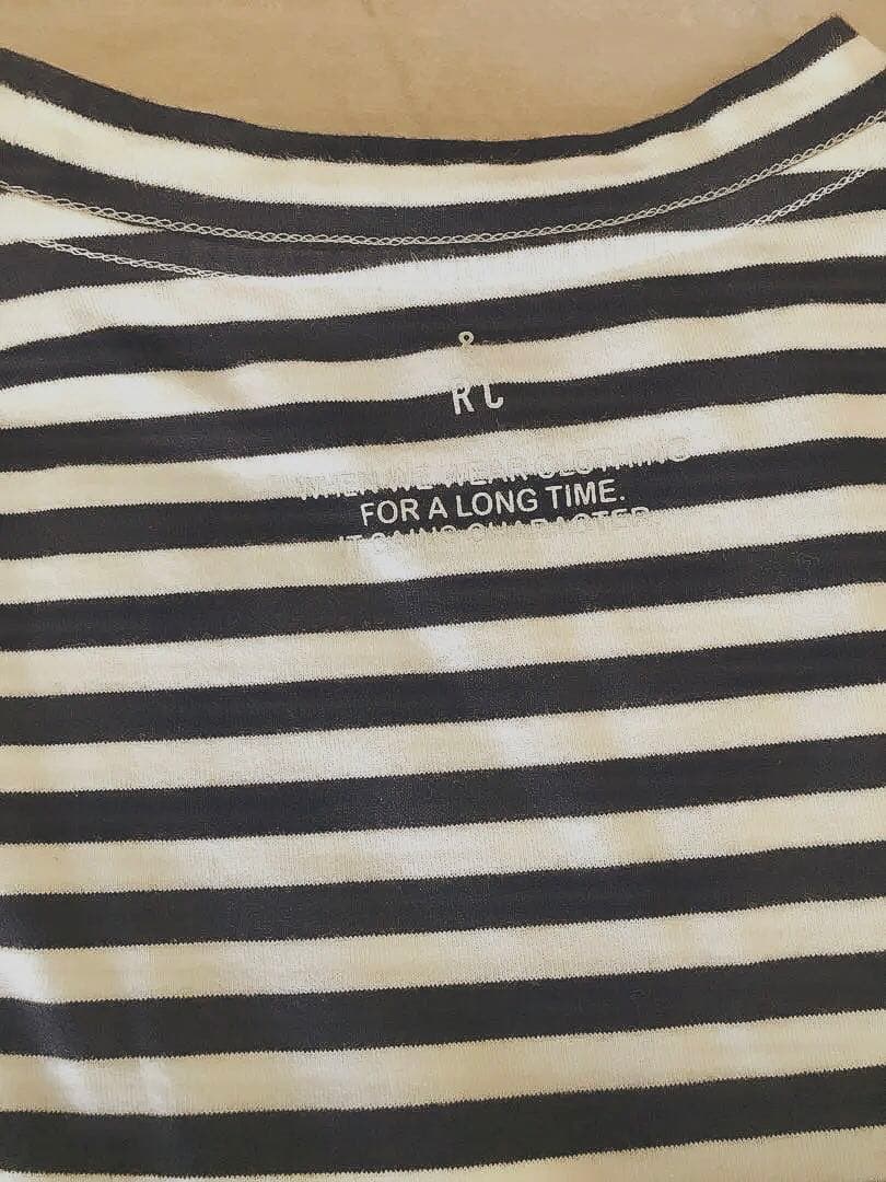 カレンソロジー＜&RC＞ボーダーロングスリーブプルオーバー/ネイビー・エクリュ