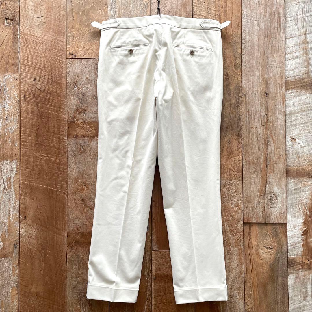 【美品】GTA HERRICK テーパード コットン スラックス パンツ 50